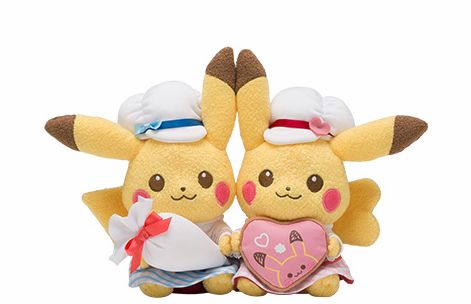 ぬいぐるみ Pikachu's Sweet Treats ペアピカチュウ