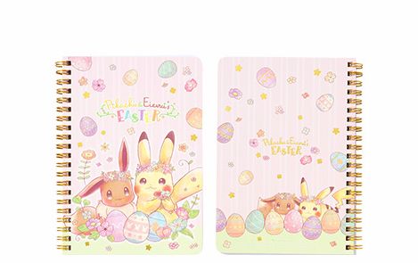 B6リングノート Pikachu&Eievui's Easter