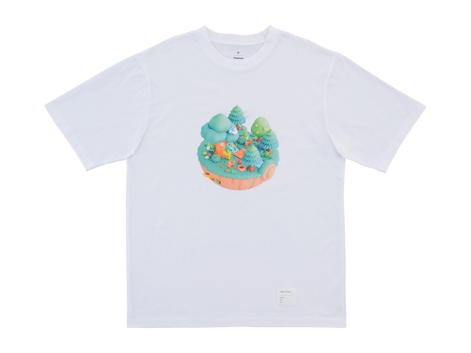 Tシャツ Pokémon「 」 森のかくれんぼ（S／M／L／XL）