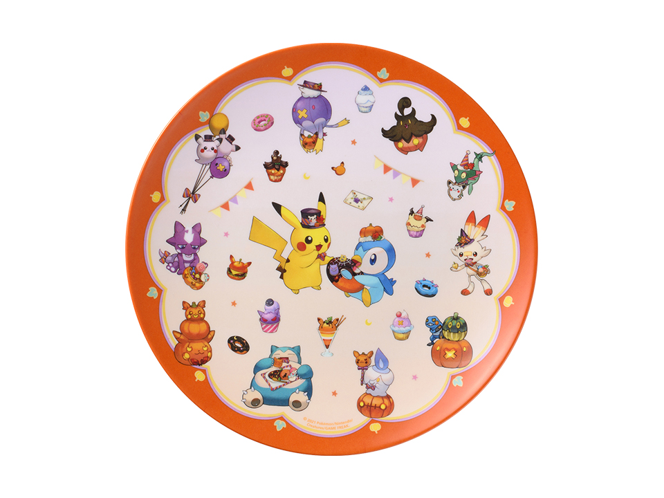 メラミンプレート Pokemon Pumpkin Banquet