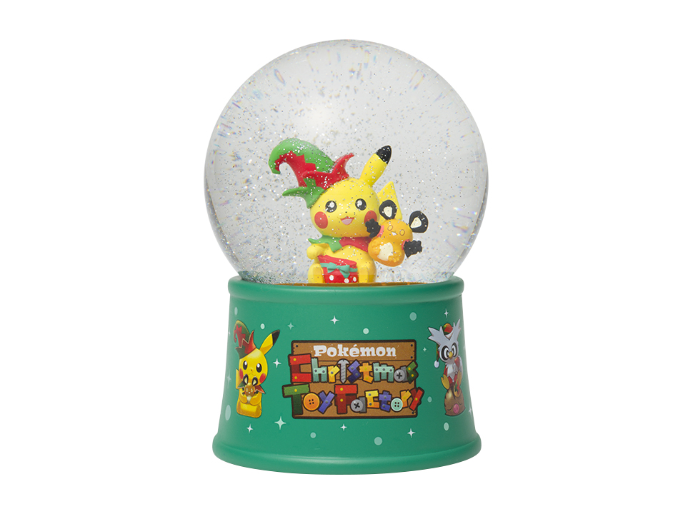 スノードーム Pokemon Christmas Toy Factory